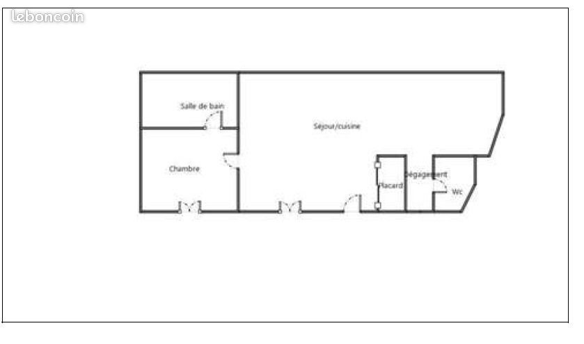 Appartement à louer, 43m², Saint-Nazaire