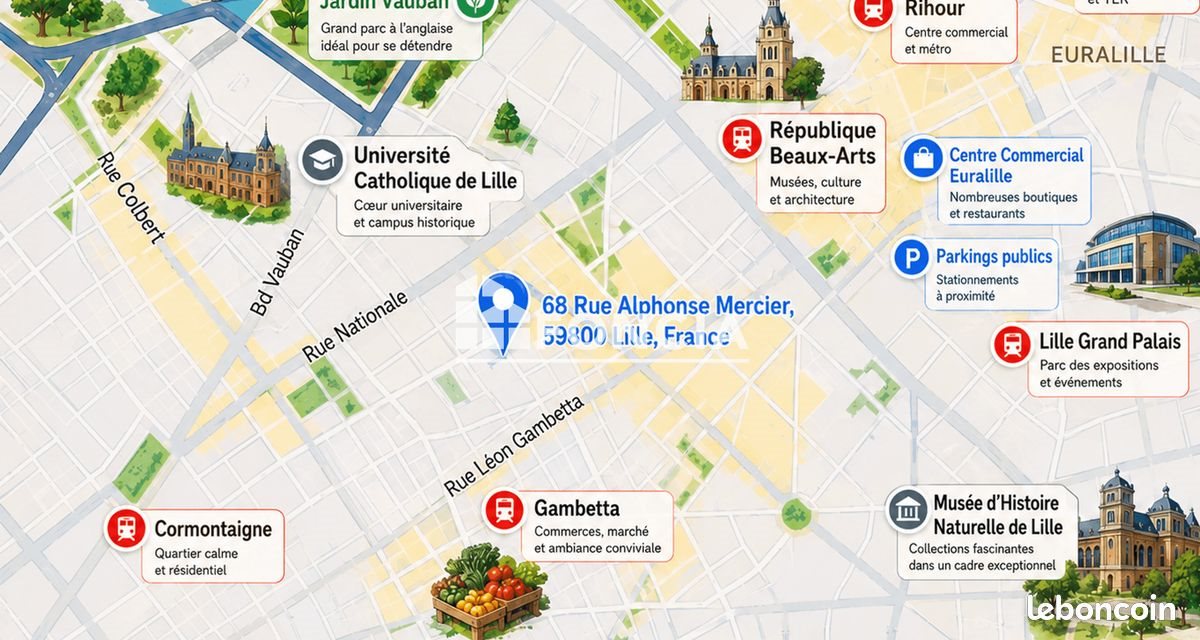 Appartement à vendre, 70m², Lille