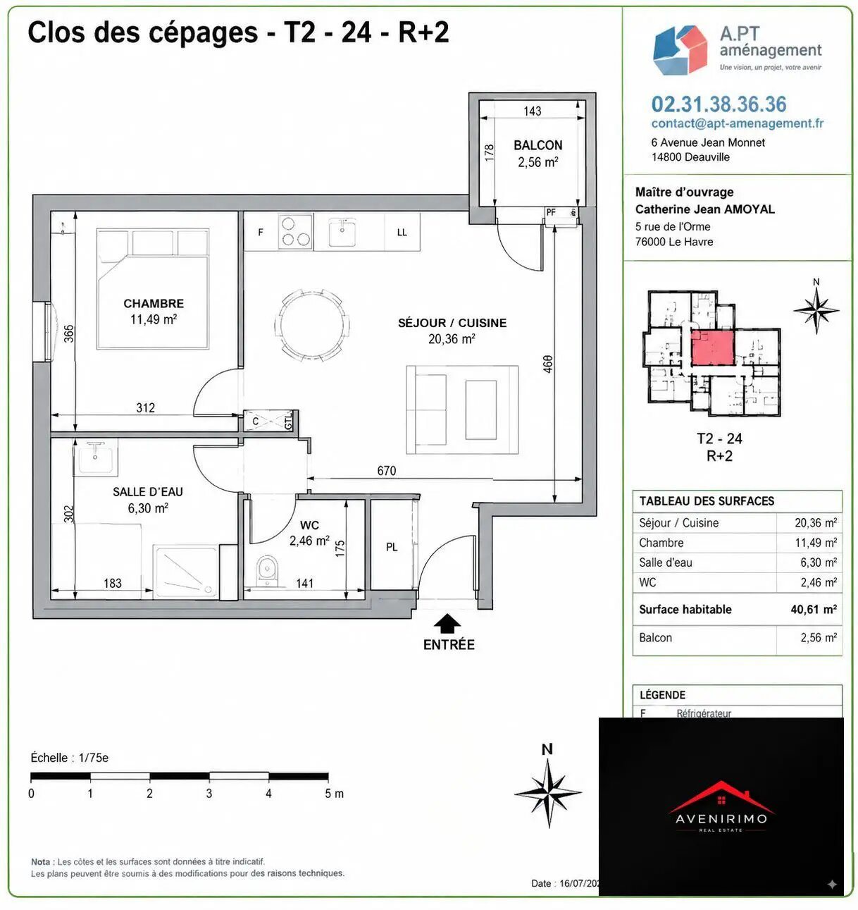 Appartement à vendre, 41m², Saint-Nazaire