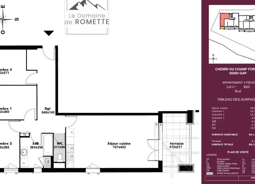 Appartement à vendre, 83m², Gap