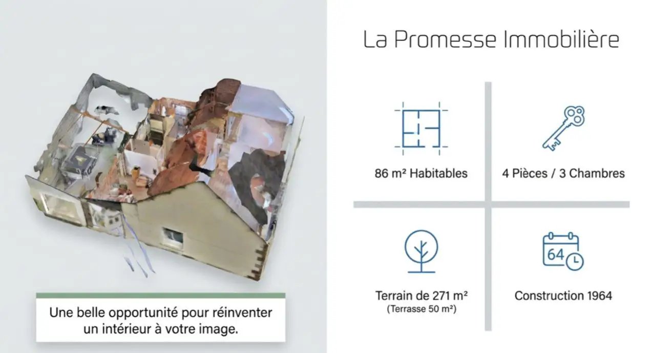 Maison à vendre, 86m², Saint-Brandan