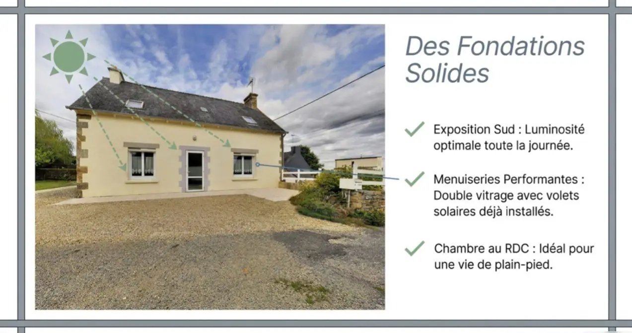 Maison à vendre, 86m², Saint-Brandan