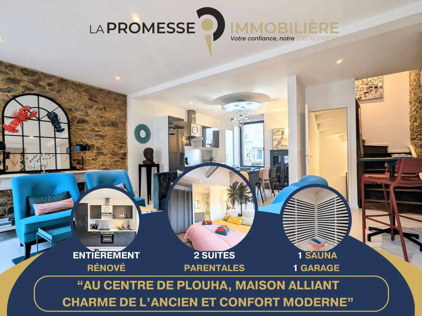 Maison à vendre, 75m², Plouha