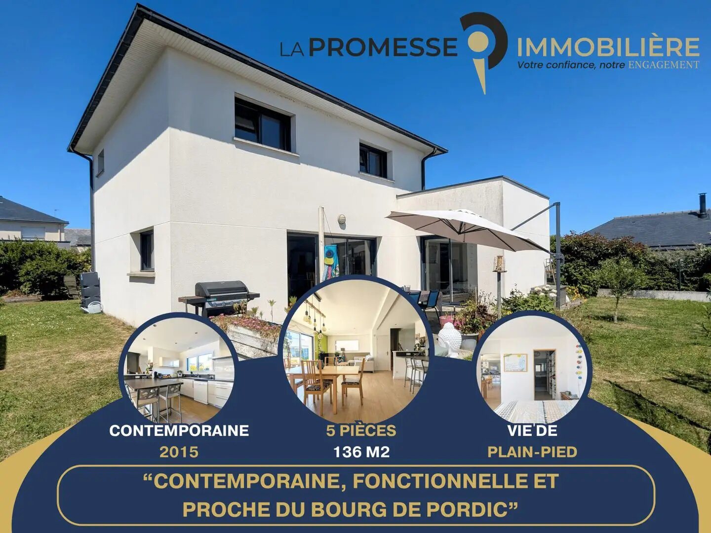 Maison à vendre, 136m², Pordic