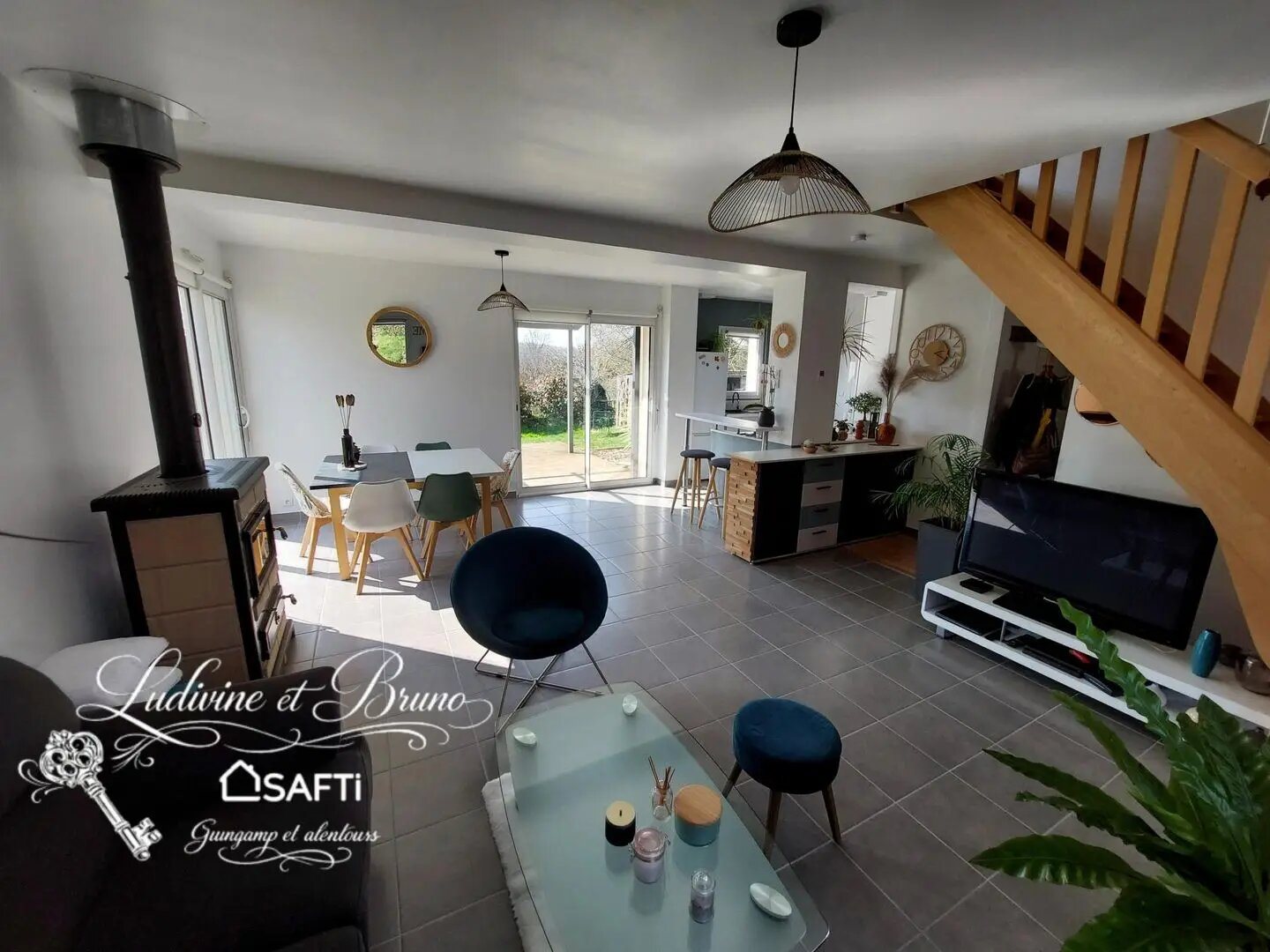 Maison à vendre, 90m², Belle-Isle-en-Terre