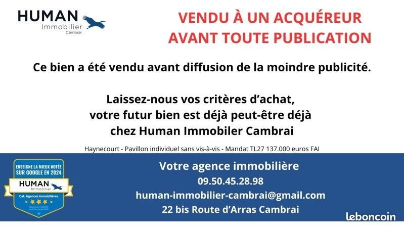 Maison à vendre, 96m², Cambrai