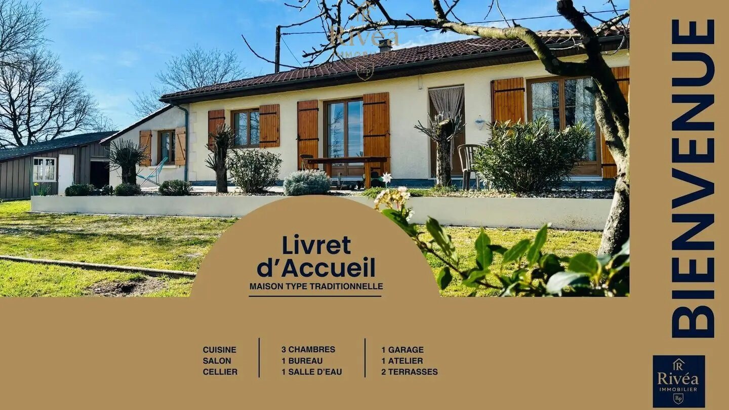 Maison à vendre, 117m², La Roche-Chalais