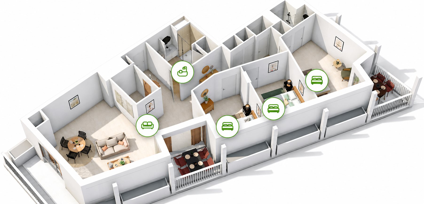 Appartement à vendre, 92m², Asnières-sur-Seine