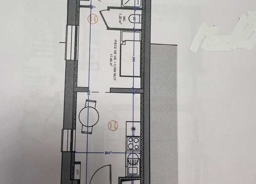 Appartement à louer, 21m², Amiens