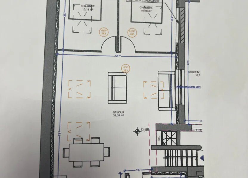Appartement à louer, 65m², Amiens