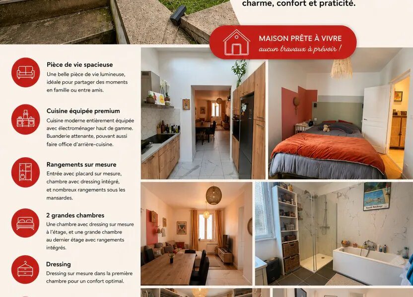 Maison à vendre, 80m², Amiens