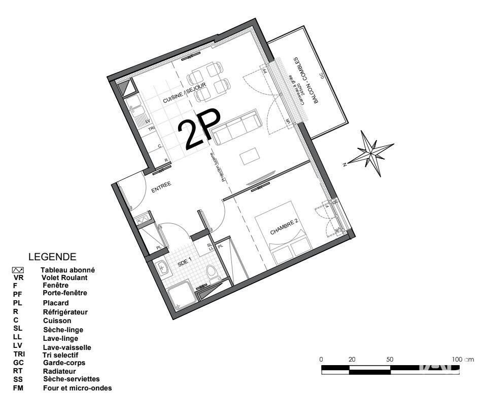Appartement à vendre, 46m², Trilport