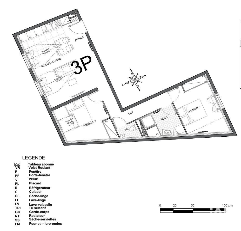 Appartement à vendre, 57m², Trilport