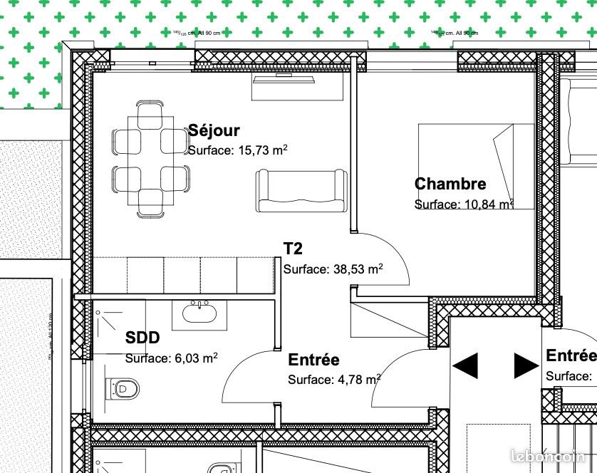 Appartement à vendre, 37m², Heillecourt