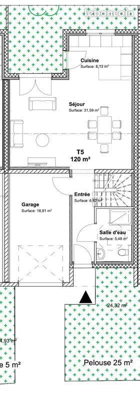 Maison à vendre, 117m², Heillecourt