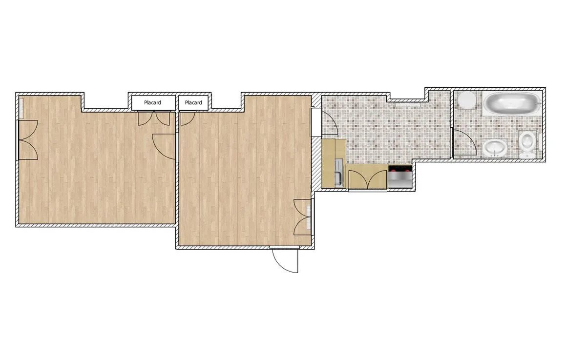 Appartement à louer, 35m², Melun