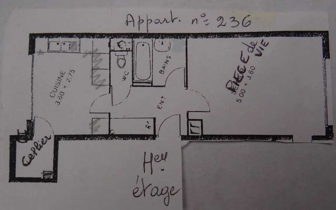 Appartement à louer, 40m², Canteleu