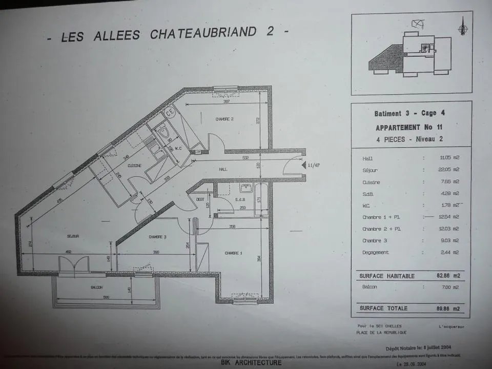 Appartement à louer, 83m², Chelles