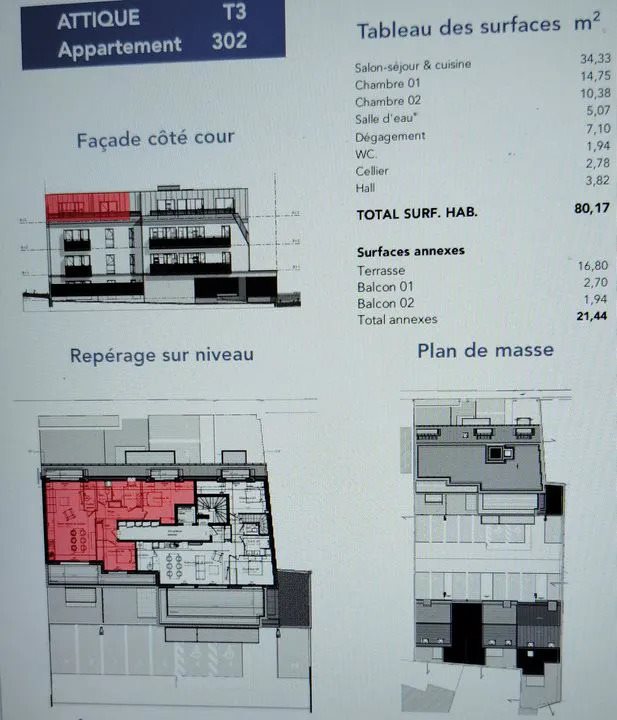 Appartement à louer, 80m², Le Relecq-Kerhuon