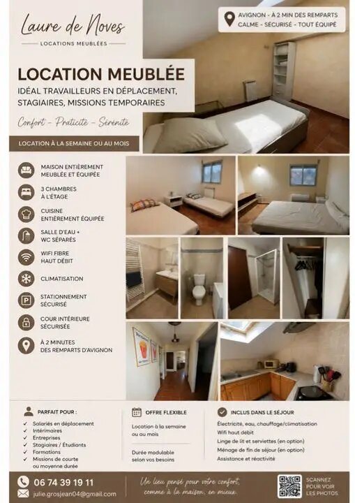 Appartement à louer, 80m², Avignon
