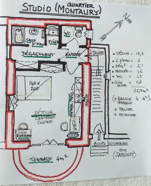 Appartement à louer, 26m², Nîmes