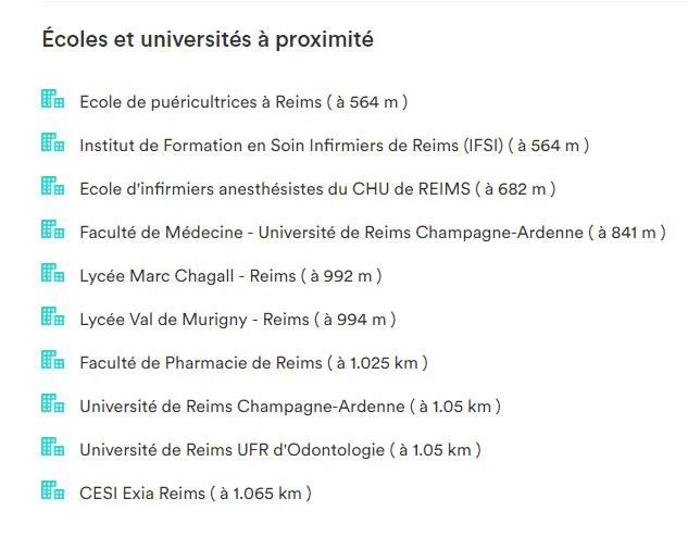 Appartement à louer, 28m², Reims