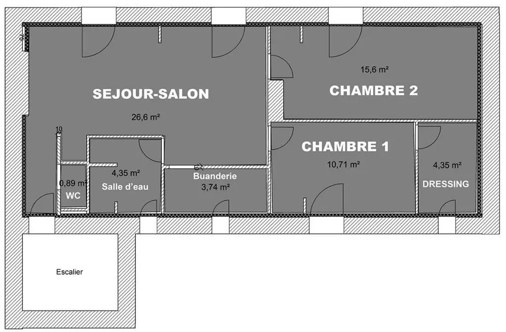 Appartement à louer, 65m², Orléans