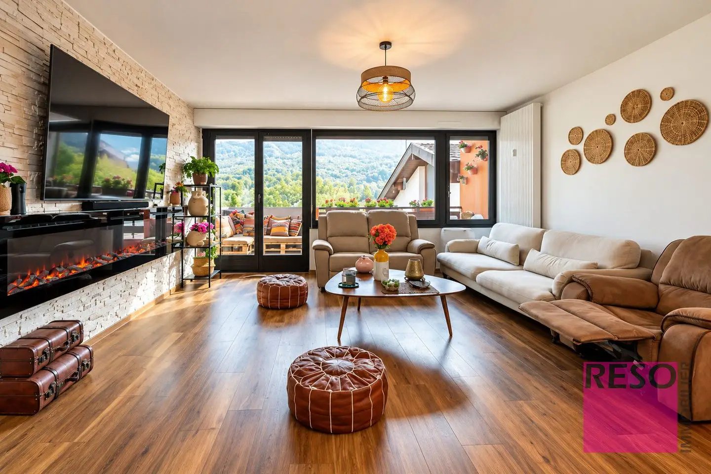 Appartement à louer, 82m², Etrembières