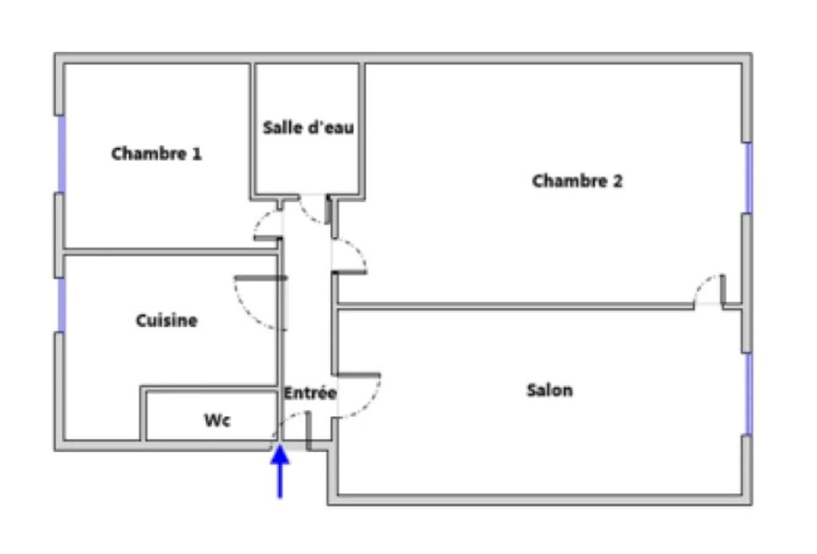 Appartement à vendre, 52m², La Garenne-Colombes