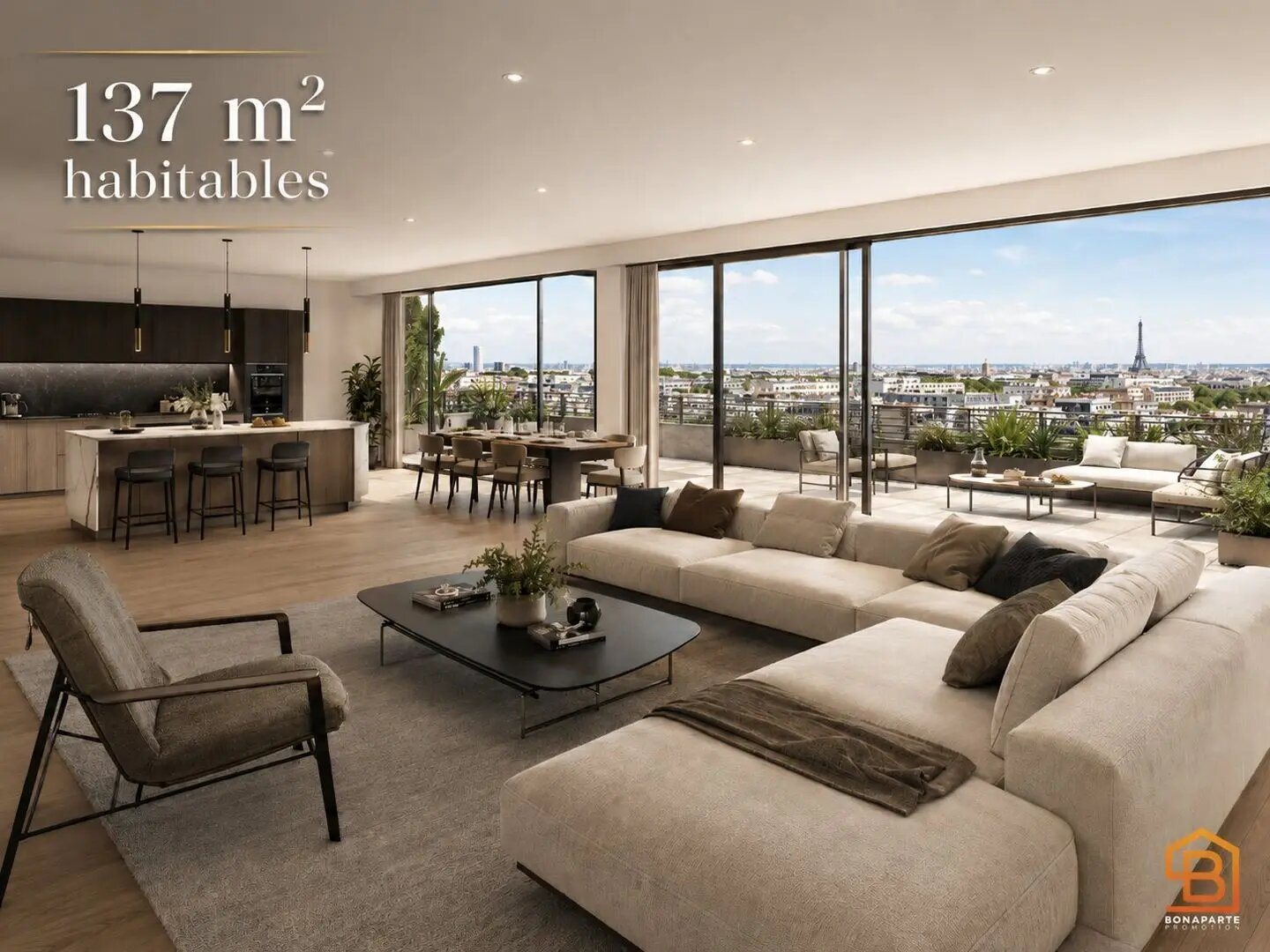 Appartement à vendre, 137m², Boulogne-Billancourt