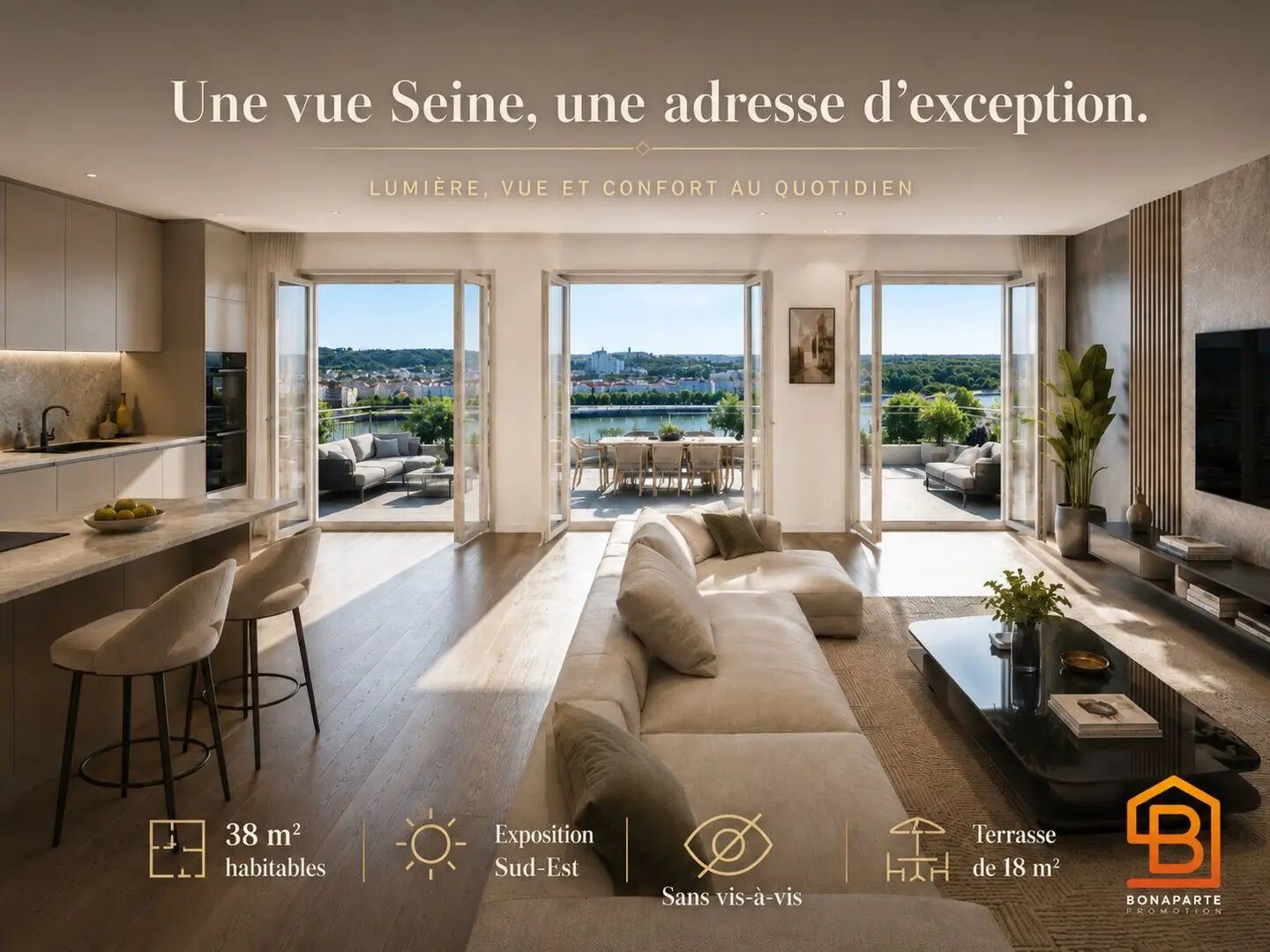 Appartement à vendre, 38m², Puteaux
