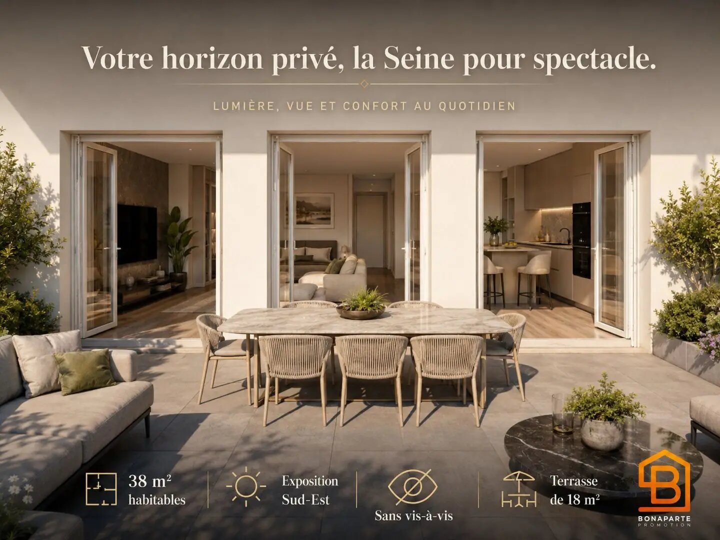 Appartement à vendre, 38m², Puteaux