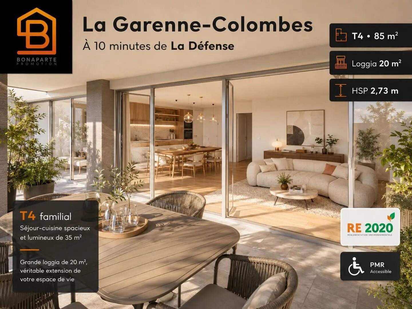 Appartement à vendre, 85m², La Garenne-Colombes