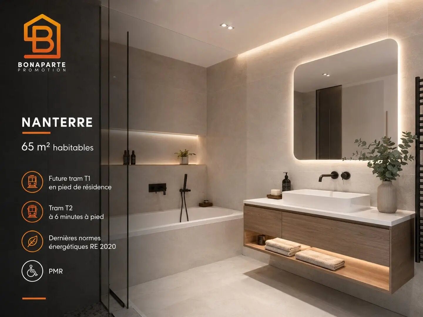 Appartement à vendre, 65m², Nanterre