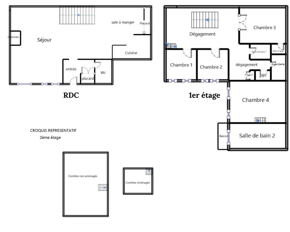 Appartement à vendre, 209m², Clichy