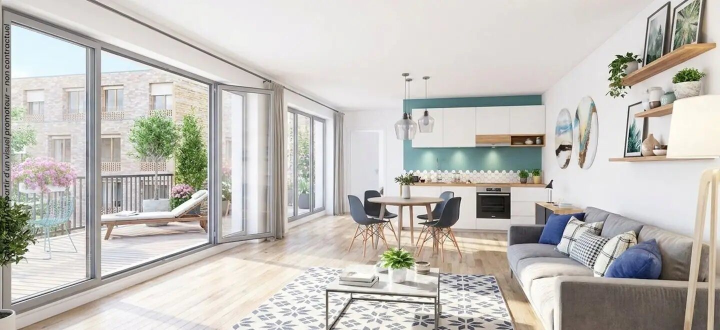 Appartement à vendre, 91m², Pantin