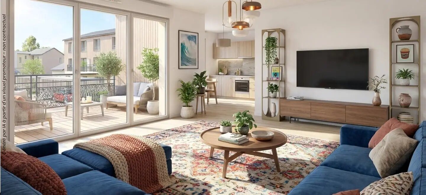 Appartement à vendre, 58m², L'Hermitage