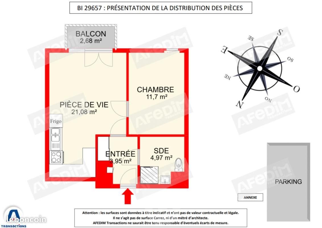 Appartement à vendre, 41m², Lille