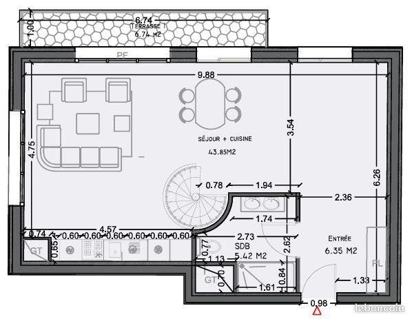 Appartement à vendre, 99m², Morsang-sur-Orge