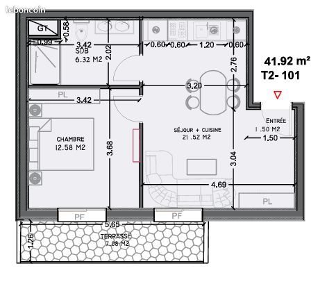 Appartement à vendre, 41m², Morsang-sur-Orge