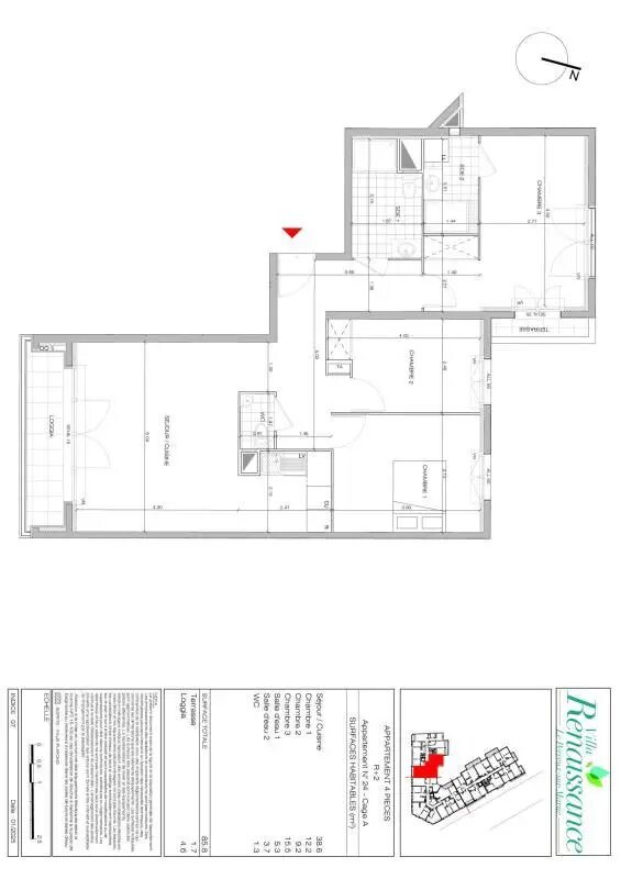 Appartement à louer, 85m², Le Perreux-sur-Marne