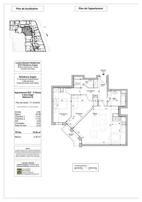 Appartement à louer, 70m², Savigny-sur-Orge