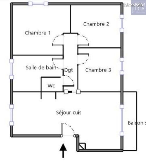 Appartement à vendre, 69m², Villeurbanne