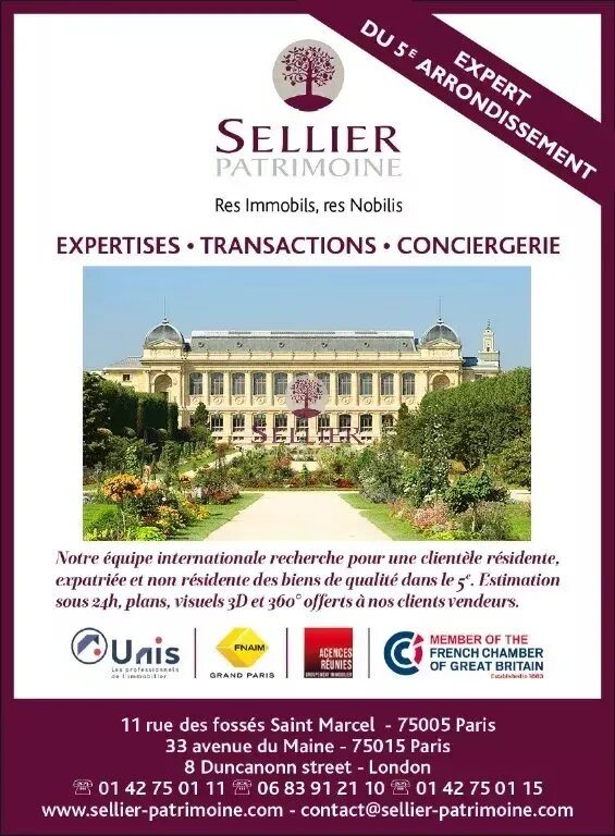 Appartement à vendre, 140m², Paris 5ème