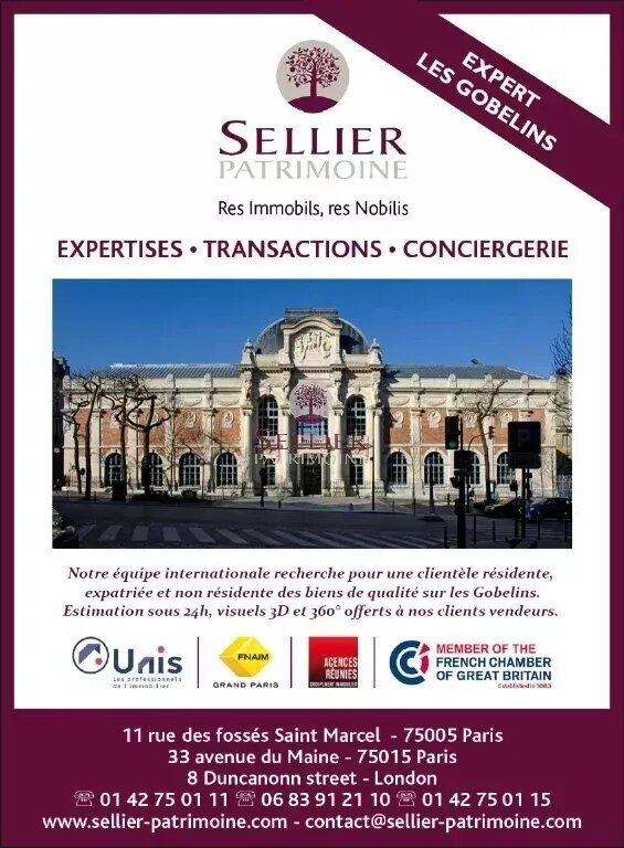 Appartement à vendre, 140m², Paris 5ème