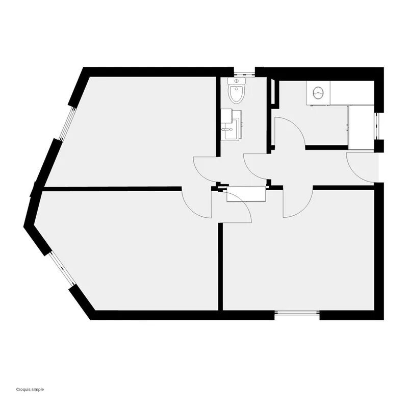 Appartement à vendre, 48m², Courbevoie