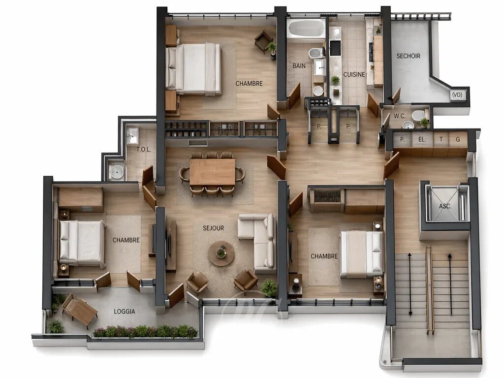 Appartement à vendre, 93m², Vaucresson