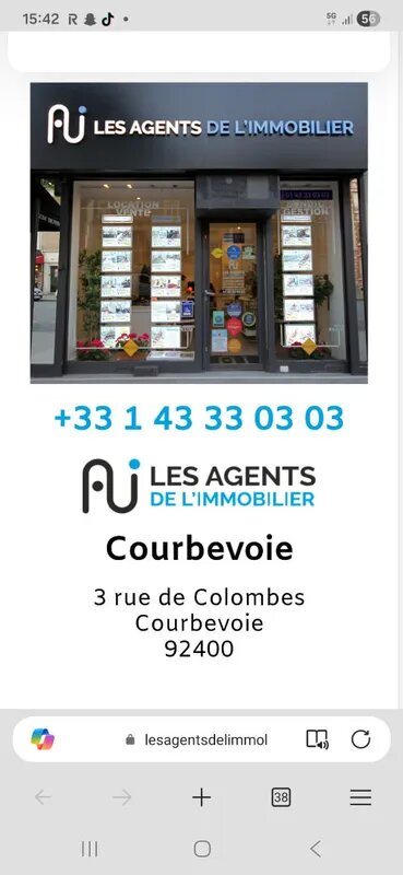 Appartement à vendre, 30m², La Garenne-Colombes