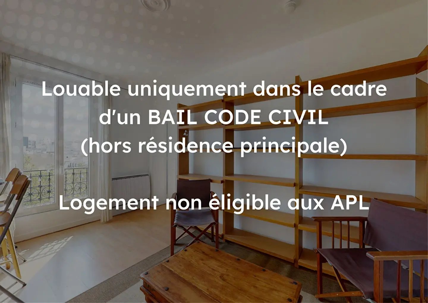 Appartement à louer, 32m², Paris 19ème