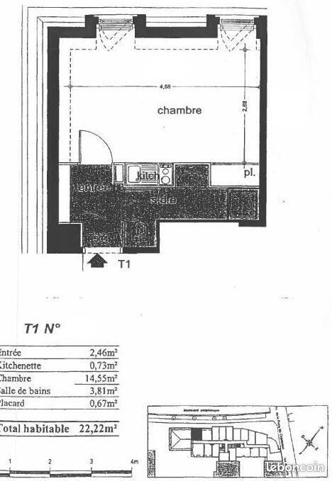 Appartement à vendre, 22m², Charenton-le-Pont